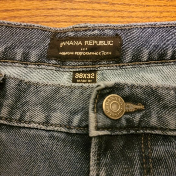 Banana Republic Men's Premium Performance Jeans Denim 38x31 - Picture 6 of 6